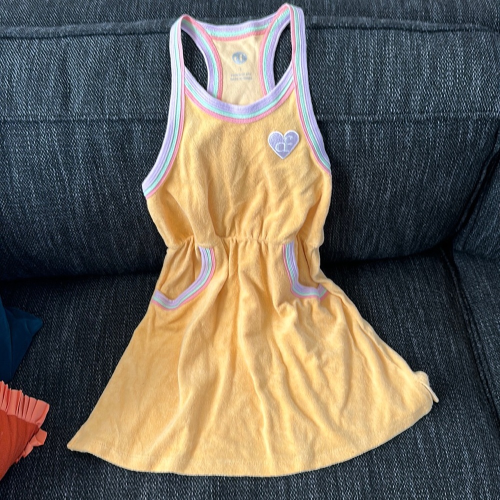 Girls Airfish terry cloth summer dress
